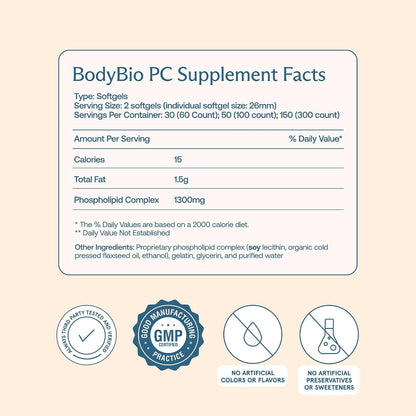 BodyBio PC (Phospholipid Complex)